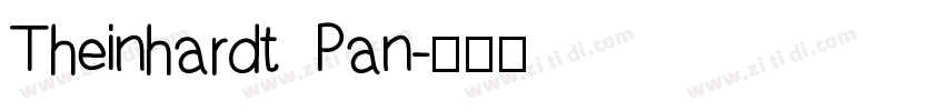 Theinhardt Pan字体转换